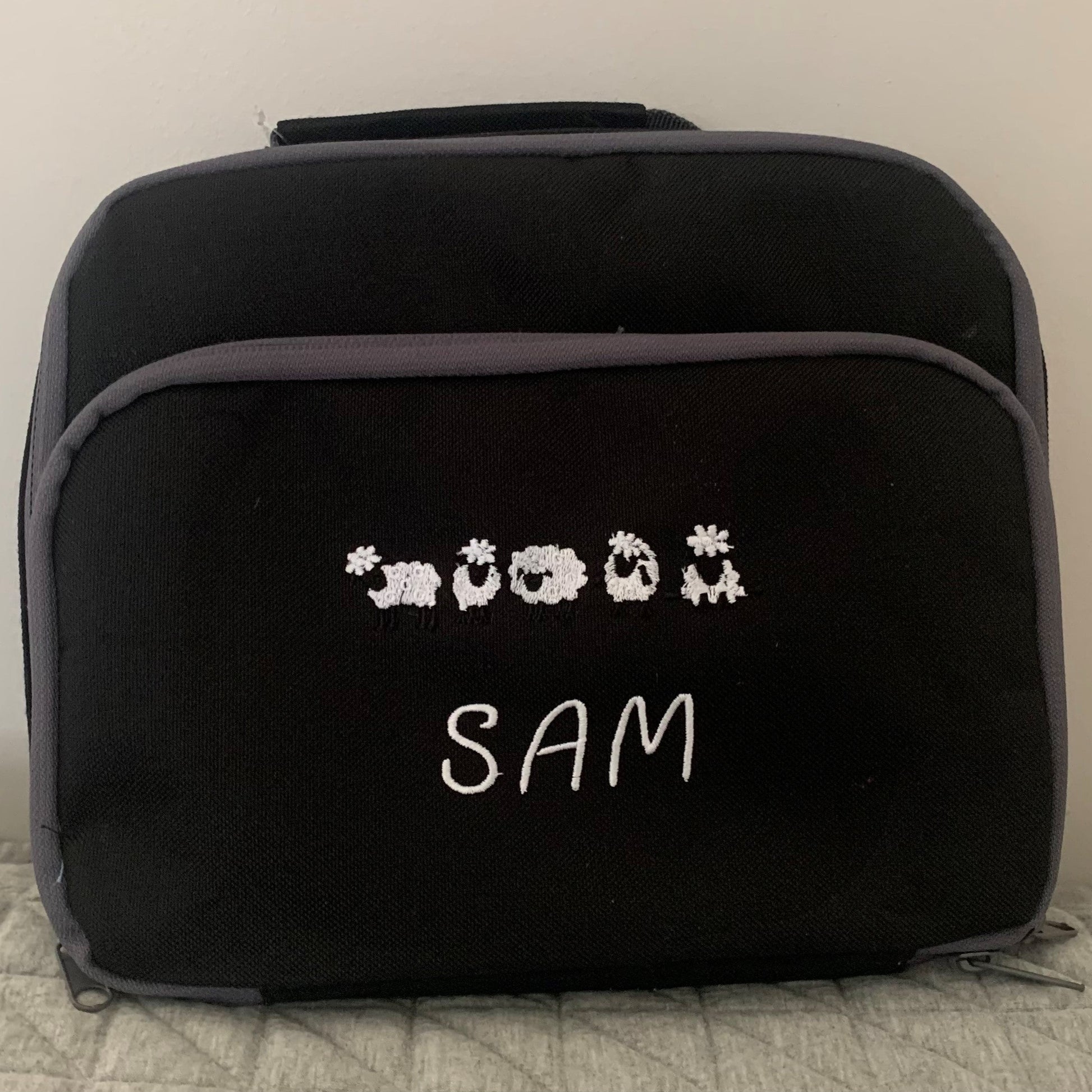 Sheep Lunch Bag - Personalised - Cool Beans Embroidery & Personalisation