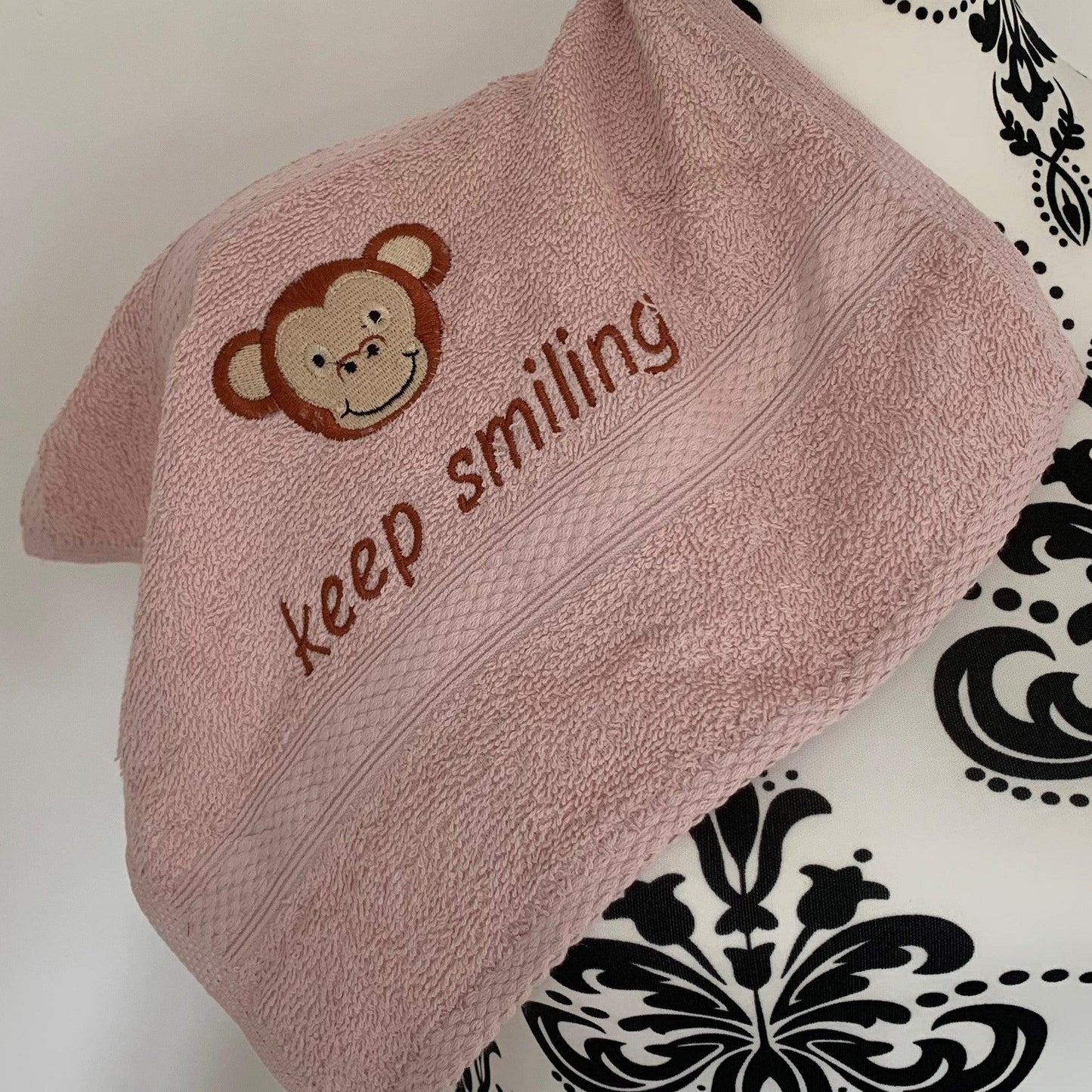 Monkey Smile Towels - Personalised