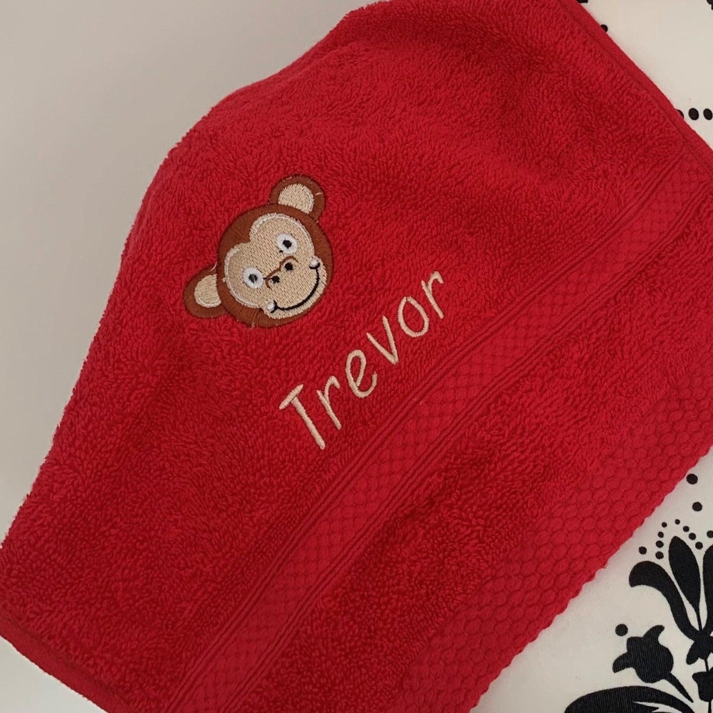 Monkey Smile Towels - Personalised