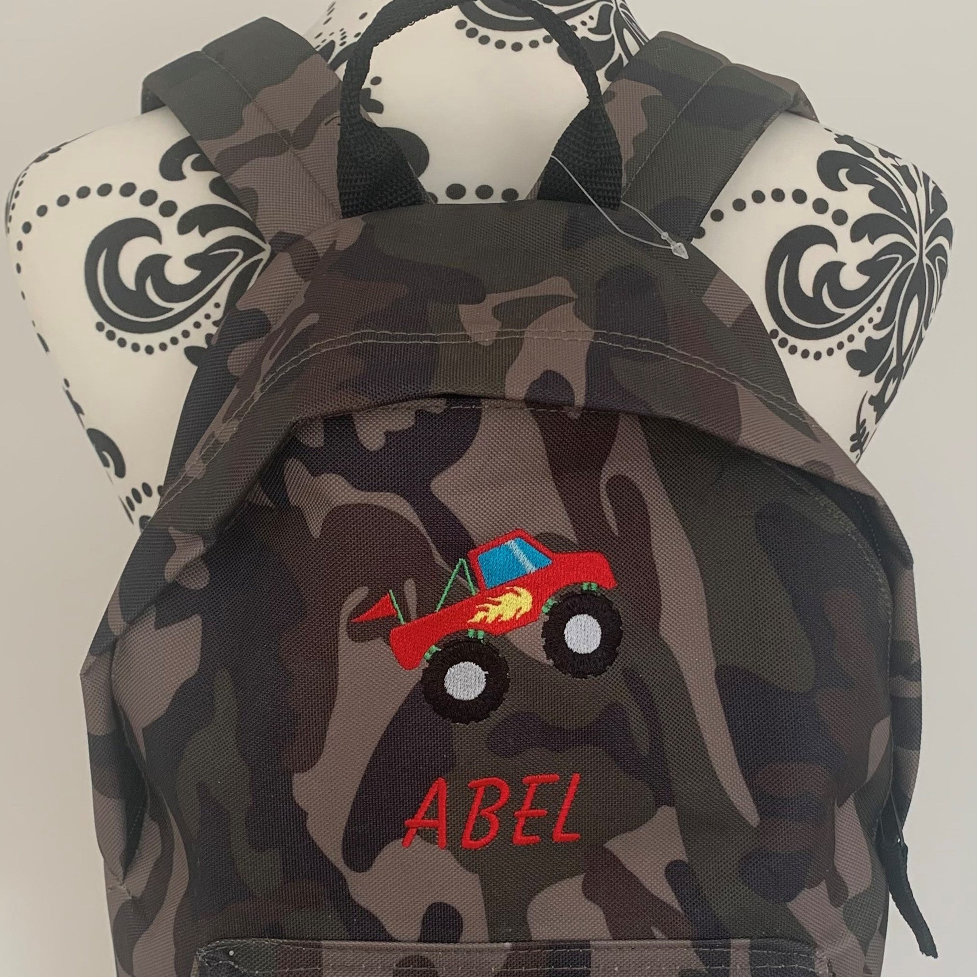 Monster Truck Rucksack 9L - Personalised - Cool Beans Embroidery & Personalisation