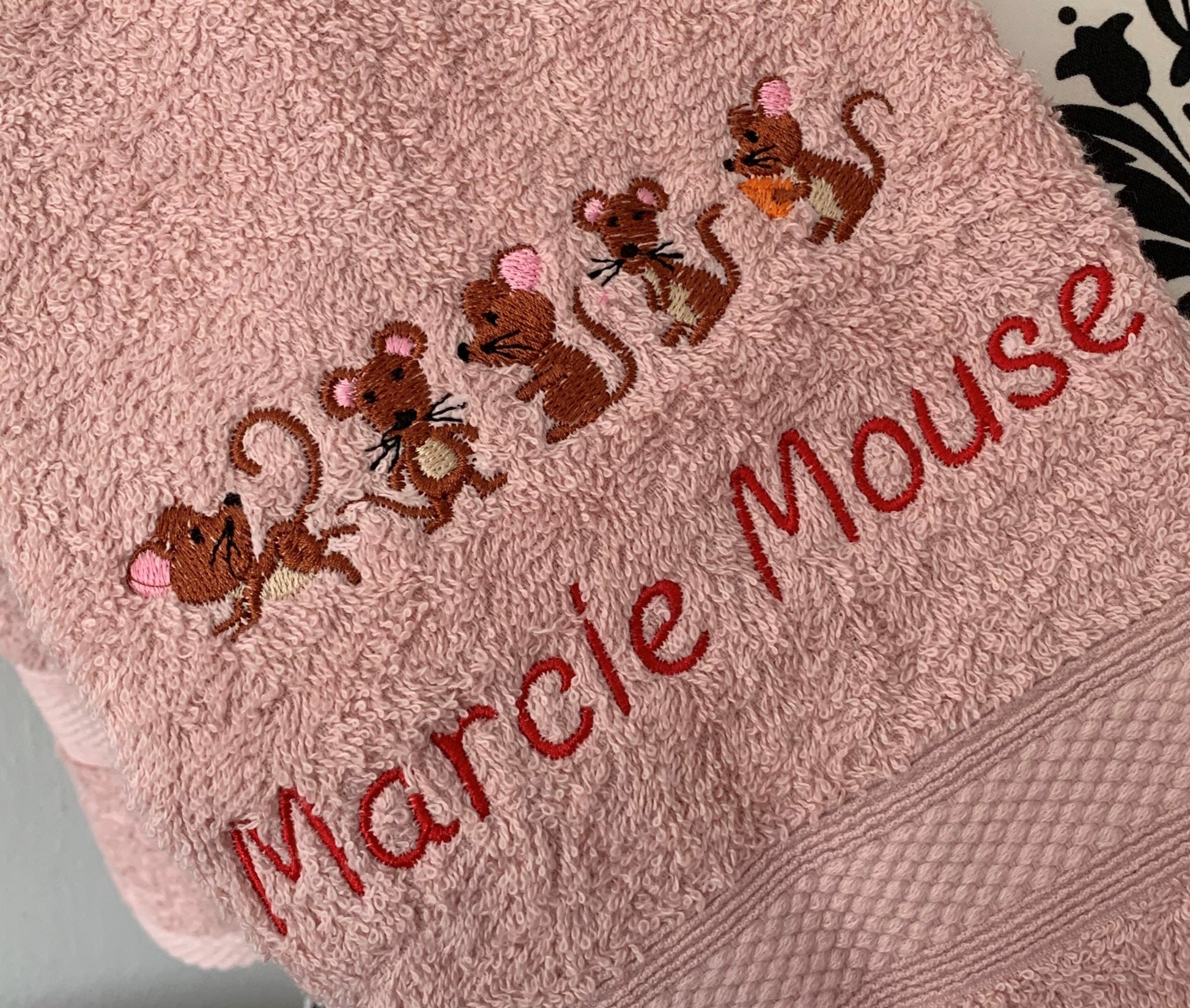 Mouse / Mice - Baby Bubble Blanket - Personalised - Cool Beans Embroidery & Personalisation