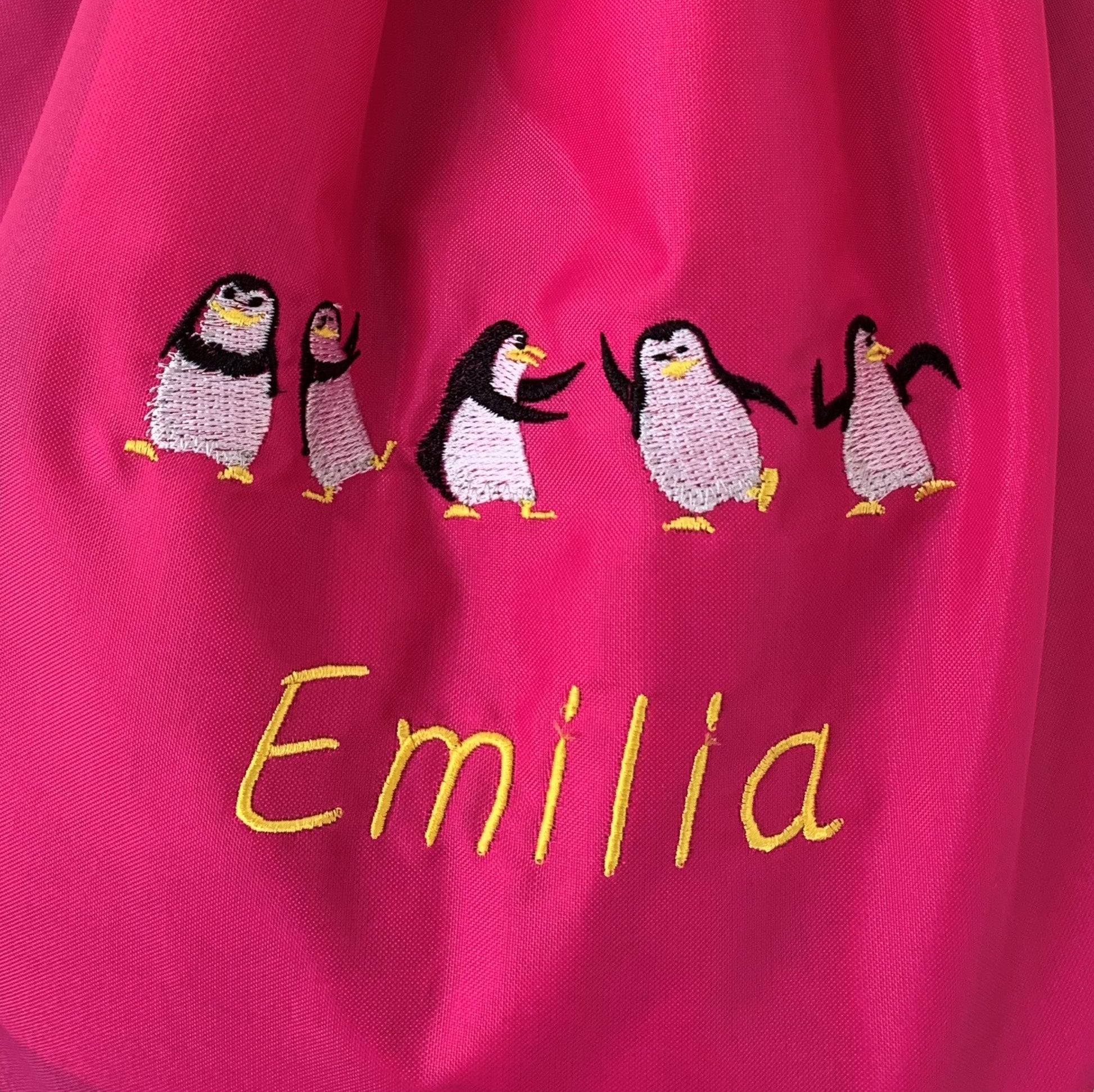 Penguins Dancing Lunch Bag - Personalised - Cool Beans Embroidery & Personalisation