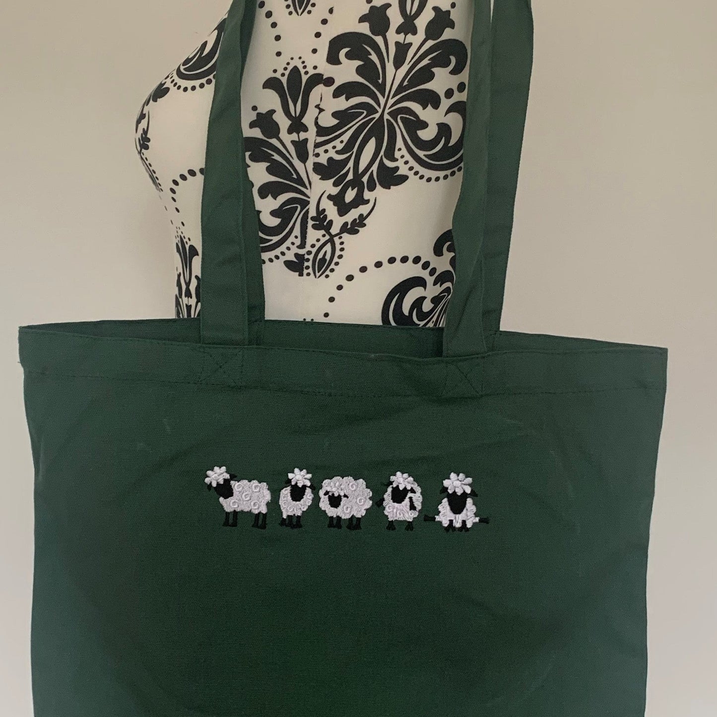Sheep Tote / Shopper Bag - Personalised - Cool Beans Embroidery & Personalisation