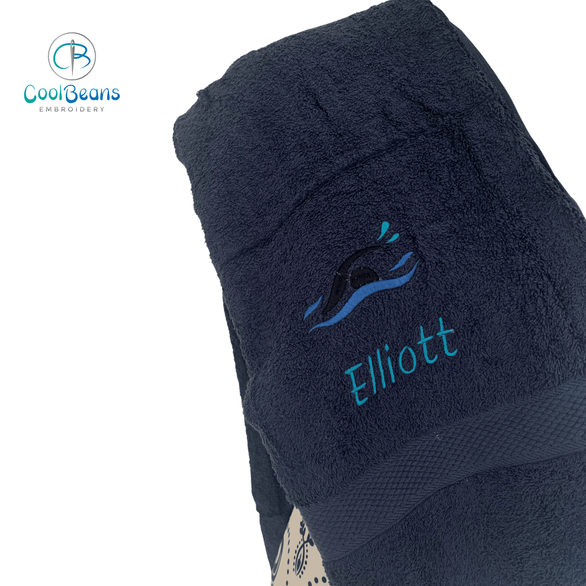 Swimmer Towel - Personalised - Cool Beans Embroidery & Personalisation