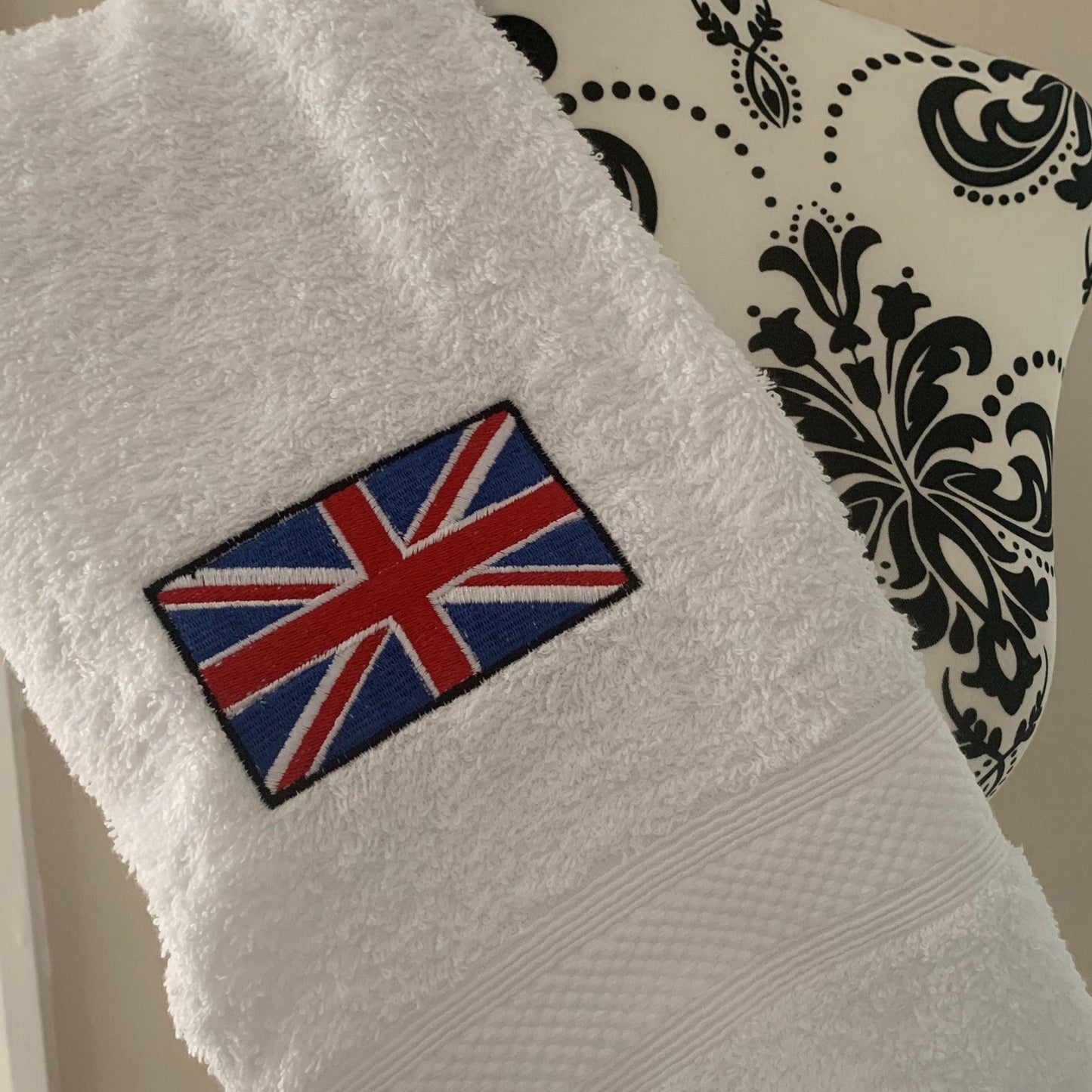 Union Jack Flag Towels - Personalised - Cool Beans Embroidery & Personalisation