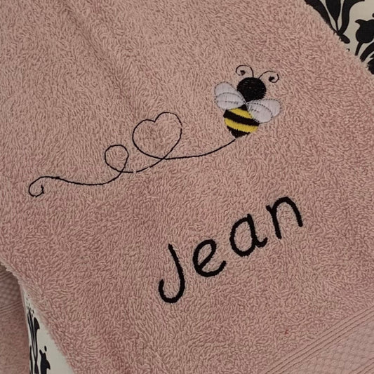 Bumble Bee - Baby Taggy Bubble Blanket / Satin Comforter - Personalised - Cool Beans Embroidery & Personalisation