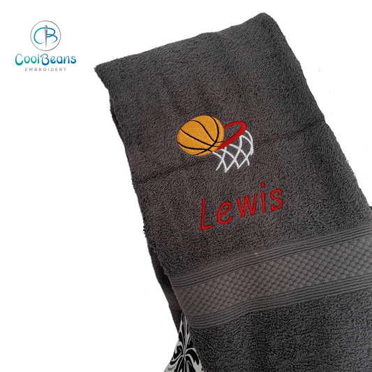Basketball Towels - Personalised - Cool Beans Embroidery & Personalisation