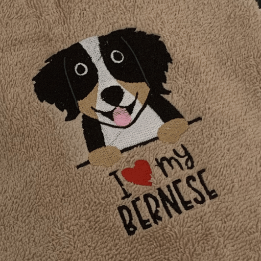 Bernese Dog Embroidered Personalised Sweatshirt