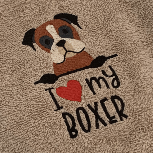 Boxer Dog Embroidered Personalised Sweatshirt