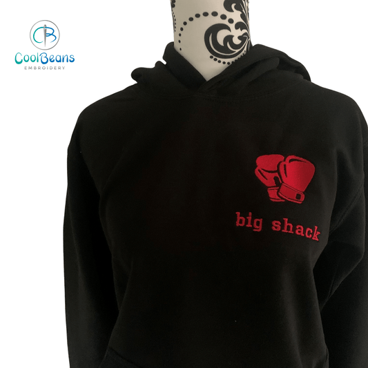 Boxing Embroidered Personalised Children's Hoodie