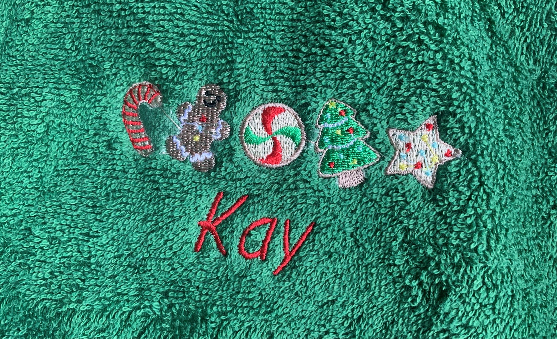 Christmas Sack - Christmas Cookies - Personalised - Cool Beans Embroidery & Personalisation