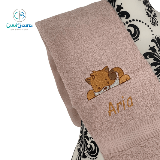 Cat Towels - Kitten / Cat Towel - Personalised