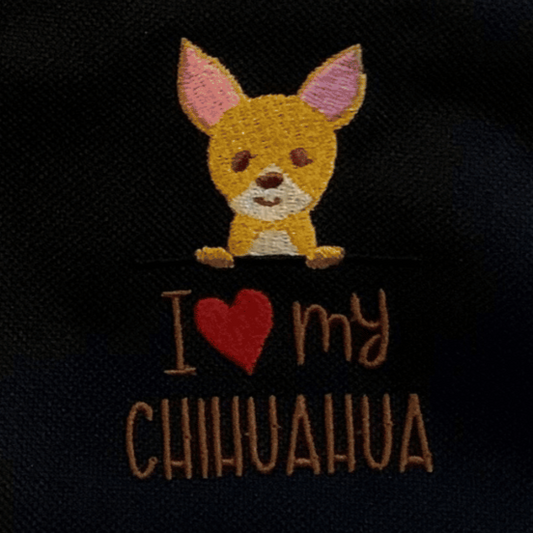 Chihuahua Dogs Drawstring Gym Bag - Personalised - Cool Beans Embroidery & Personalisation