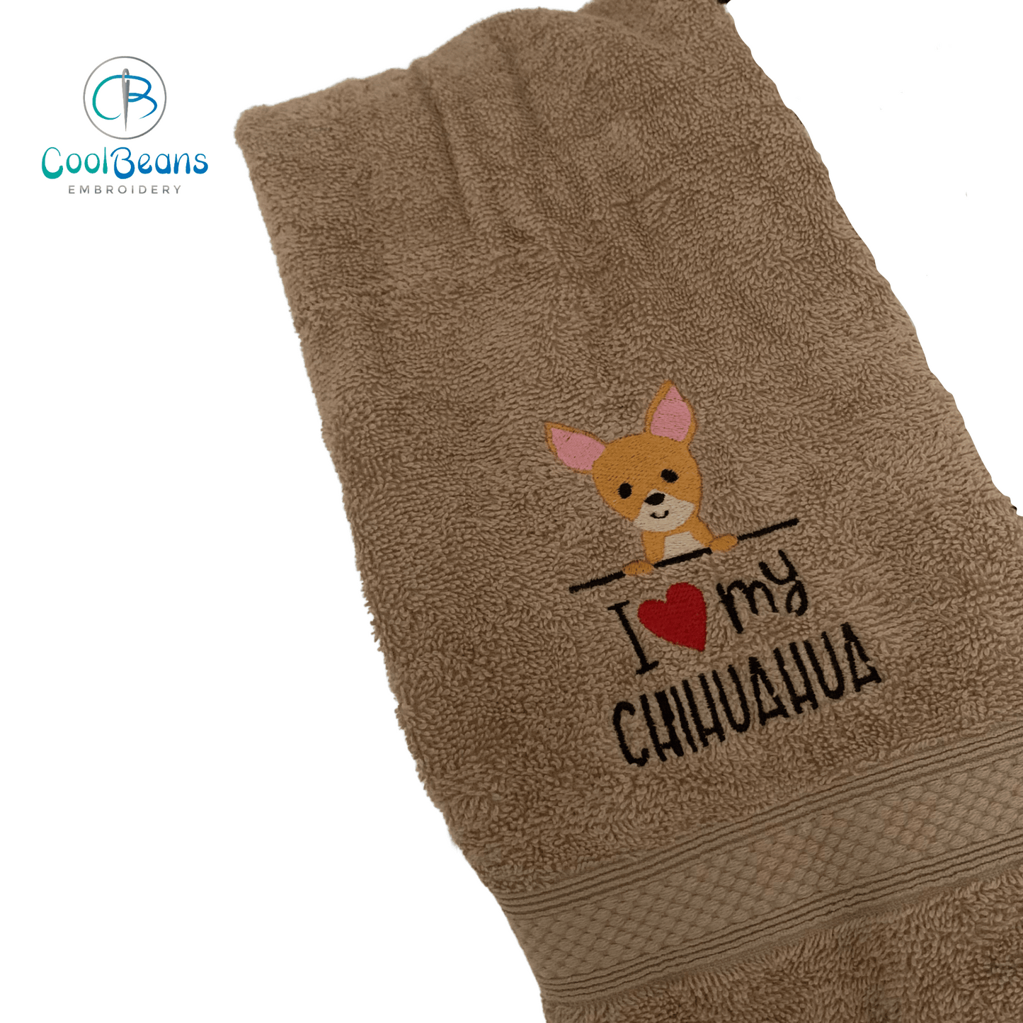 Dog Towels - Chihuahua - Personalised