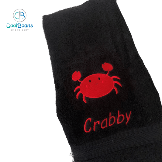 Crab Towels - Personalised