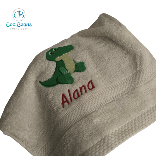Crocodile Towel - Personalised