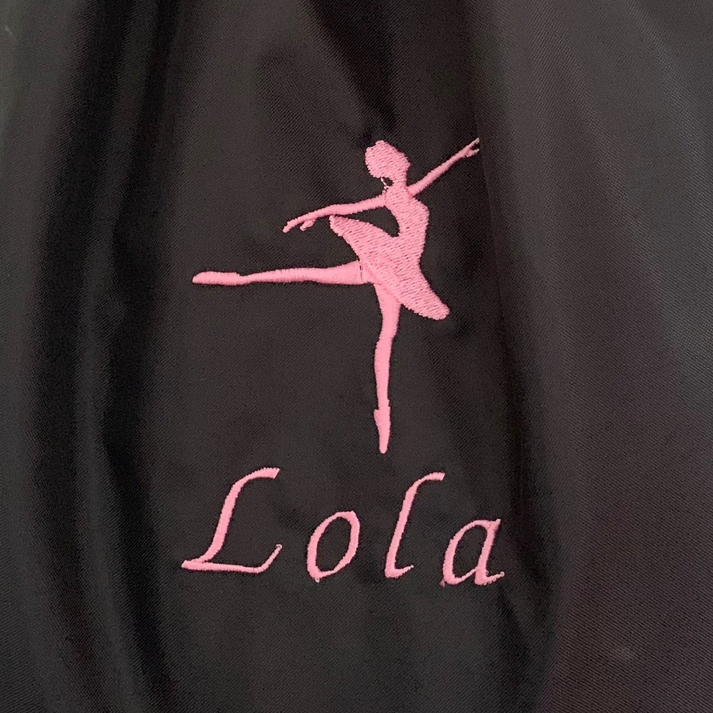 Ballet Dance Embroidered Personalised Children's Hoodie