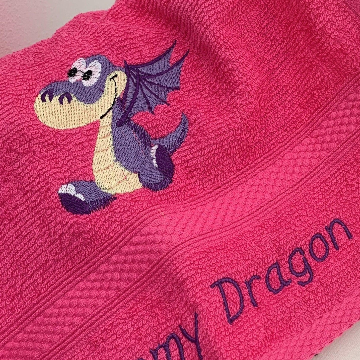 Baby Dragon - Kids Large Fleece Blanket - Personalised