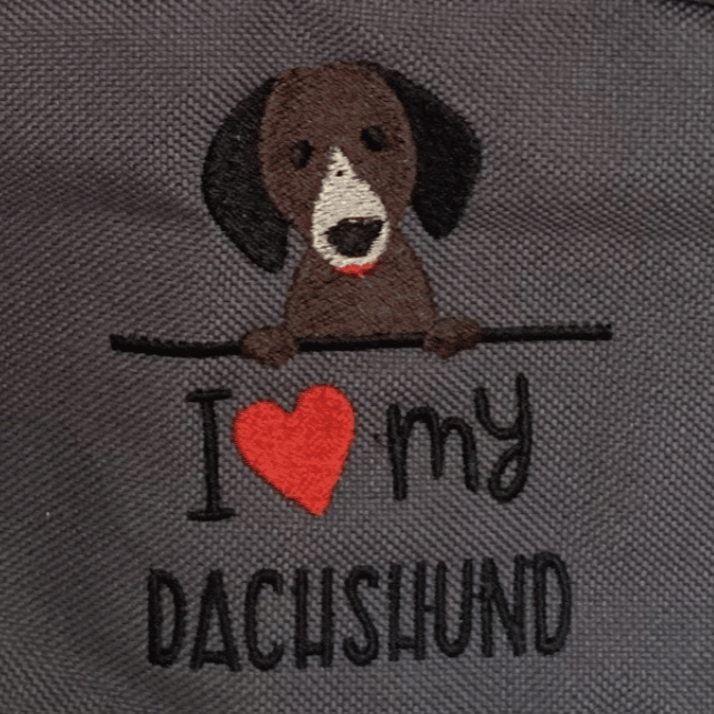 Dachshund Dog Embroidered Personalised Sweatshirt