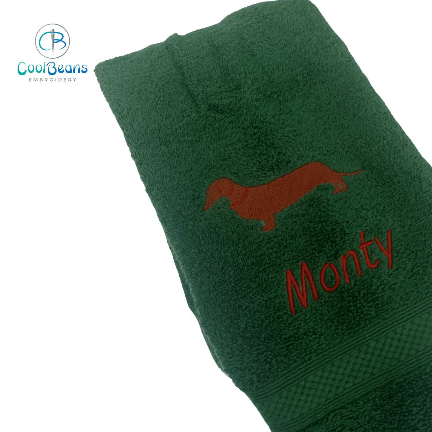 Dog Towels - Dachshund - Personalised