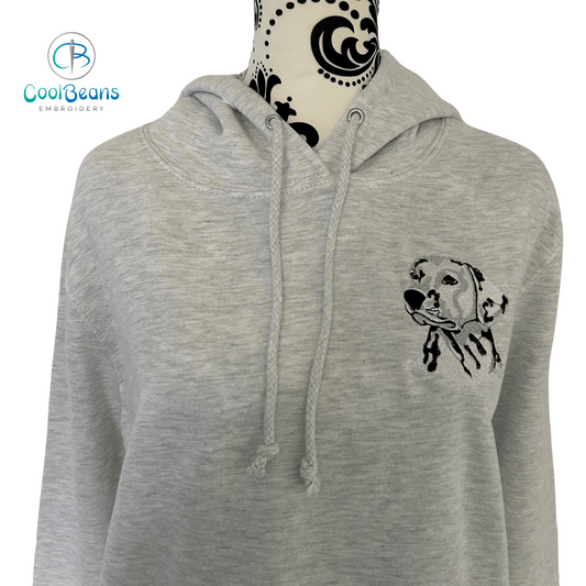 Dalmatian Dog Embroidered Personalised Hoodie