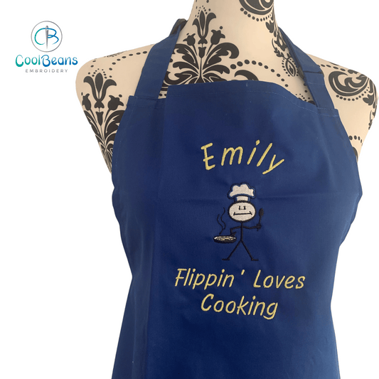 Apron - Flippin' Loves Cooking - Personalised