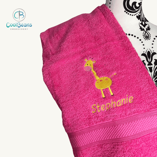 Giraffe Towels - Personalised