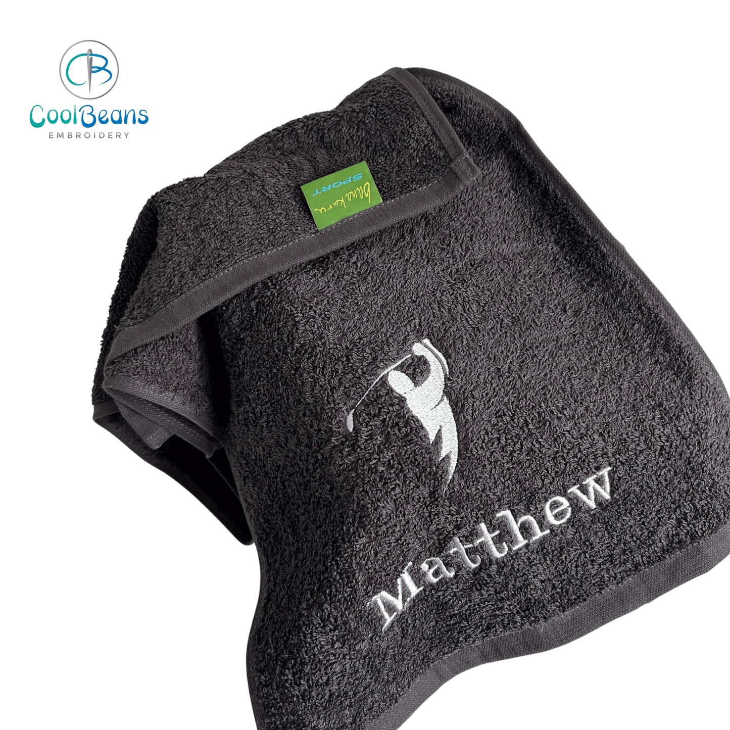 Golf Swing A Gym Towel - Personalised