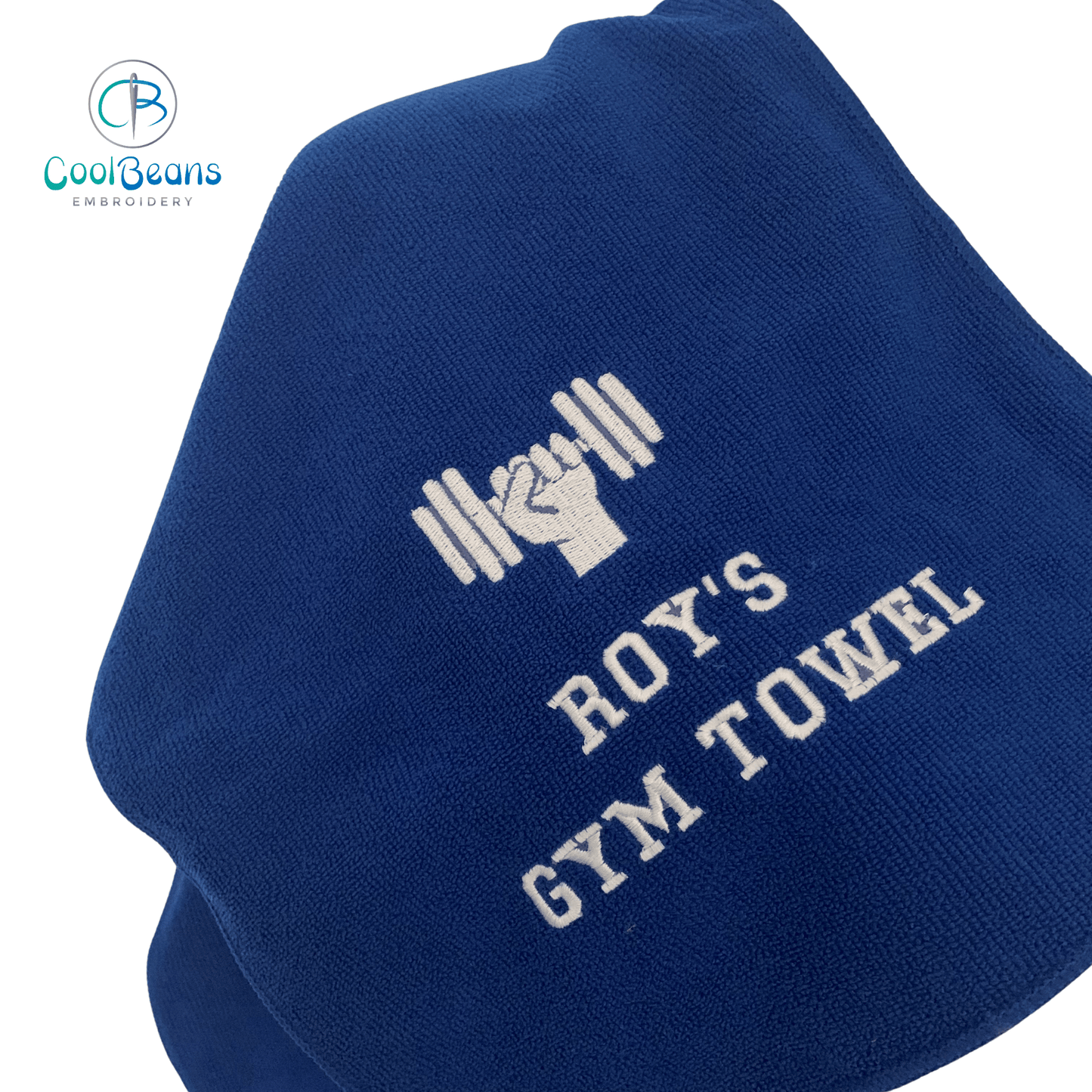 Sports A - Dumbbell Gym Weights Microfibre Towel - Personalised