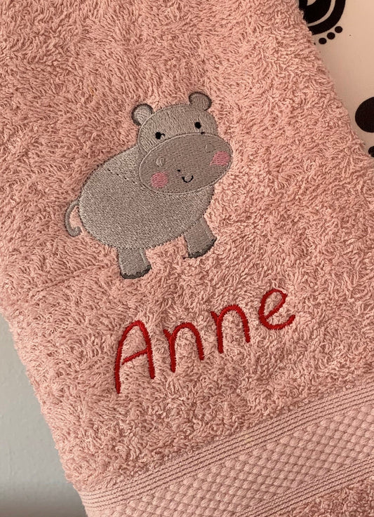 Hippo Lunch Bag - Personalised - Cool Beans Embroidery & Personalisation