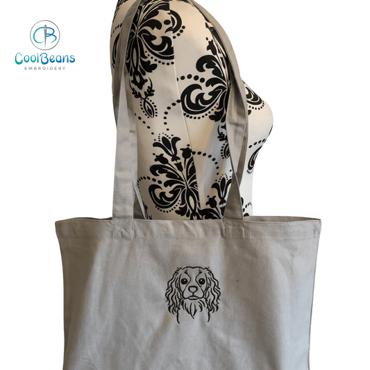 Cavalier King Charles Spaniel Dog Tote / Shopper Bag - Personalised