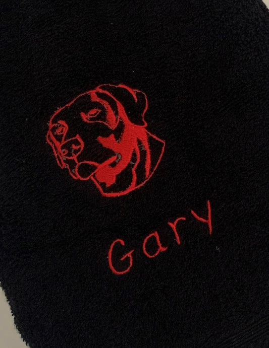 Pet Fleece Blanket - Labrador Retriever - Personalised - Cool Beans Embroidery & Personalisation