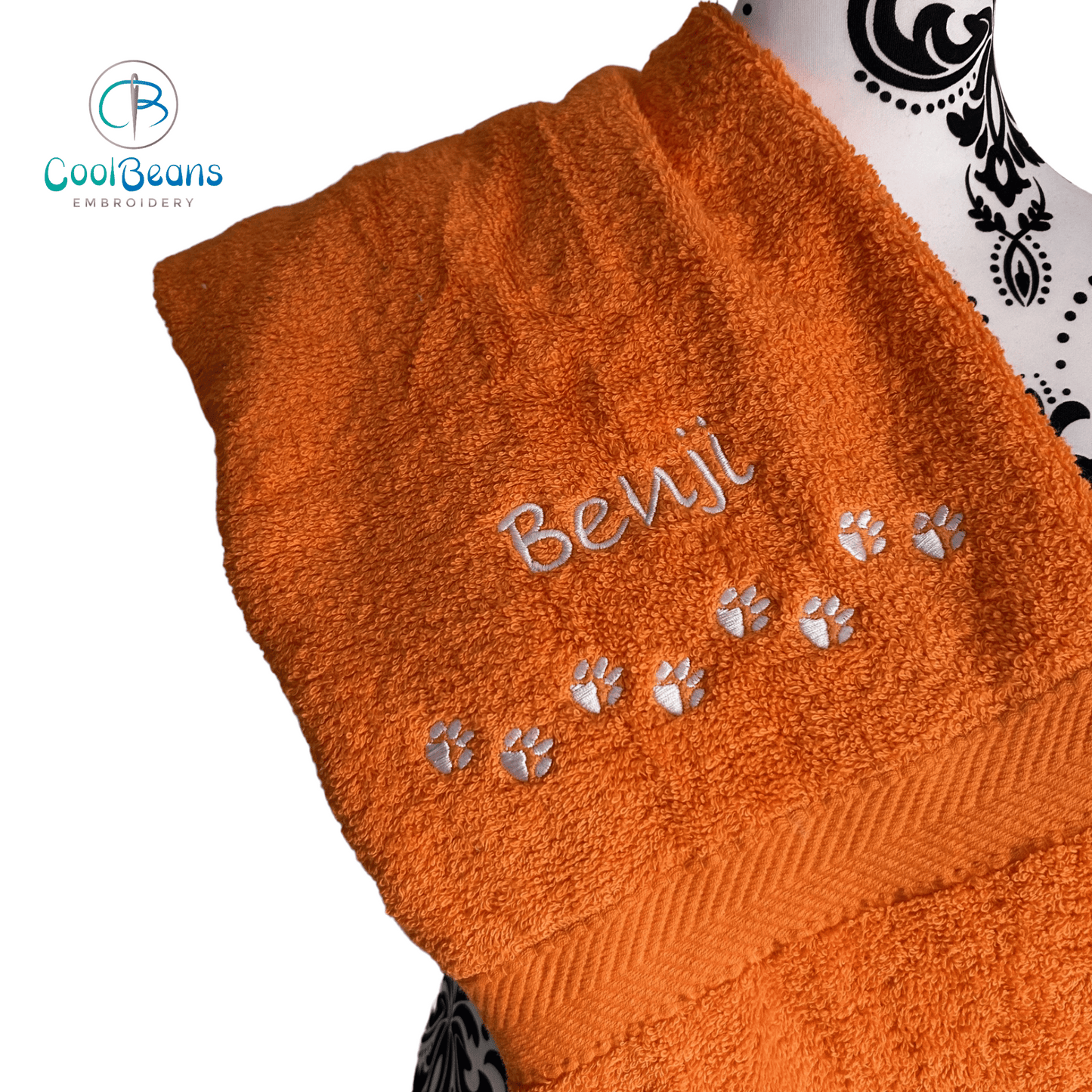 Dog Towels - Mini Paws - Personalised