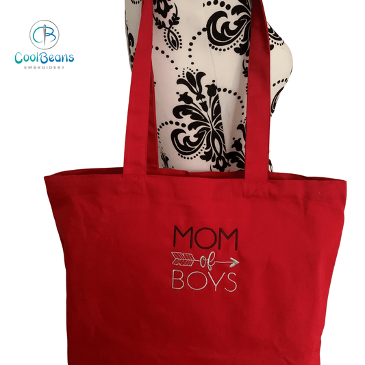 Mom of Boys Tote / Shopper Bag - Personalised