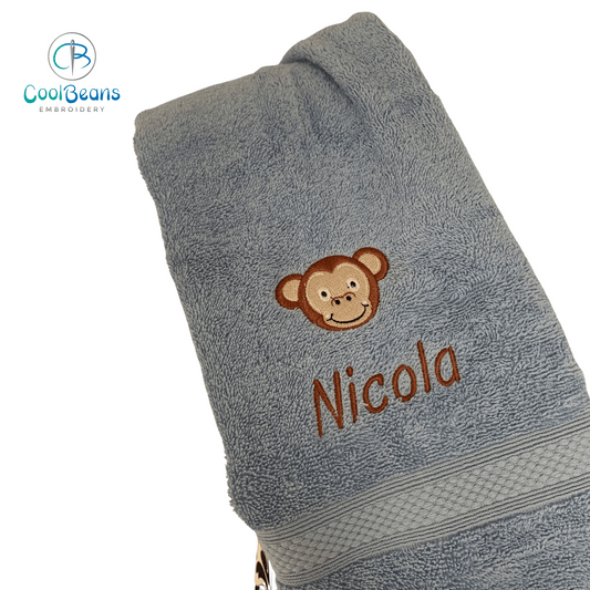 Monkey Smile Towels - Personalised