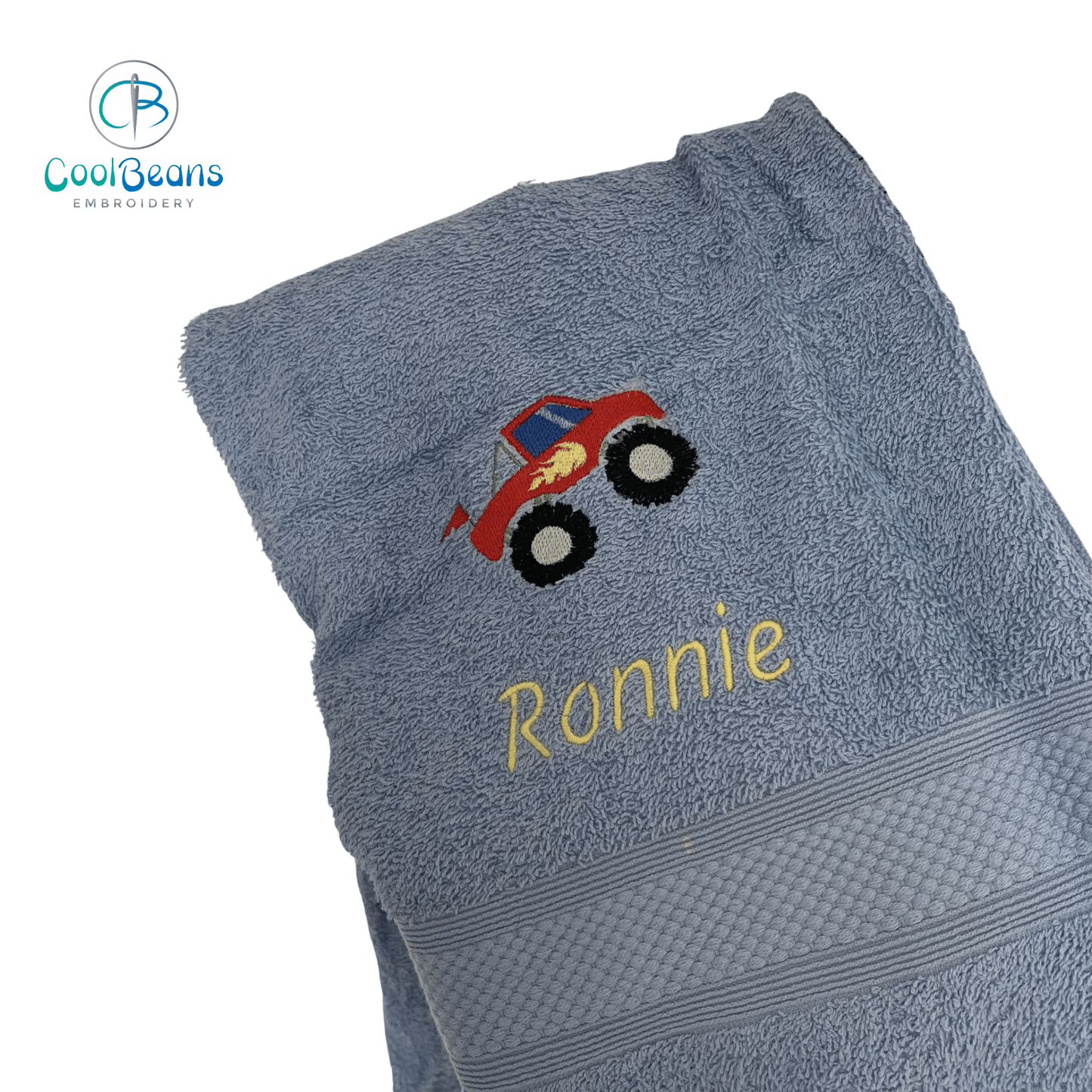 Monster Truck Towels - Personalised