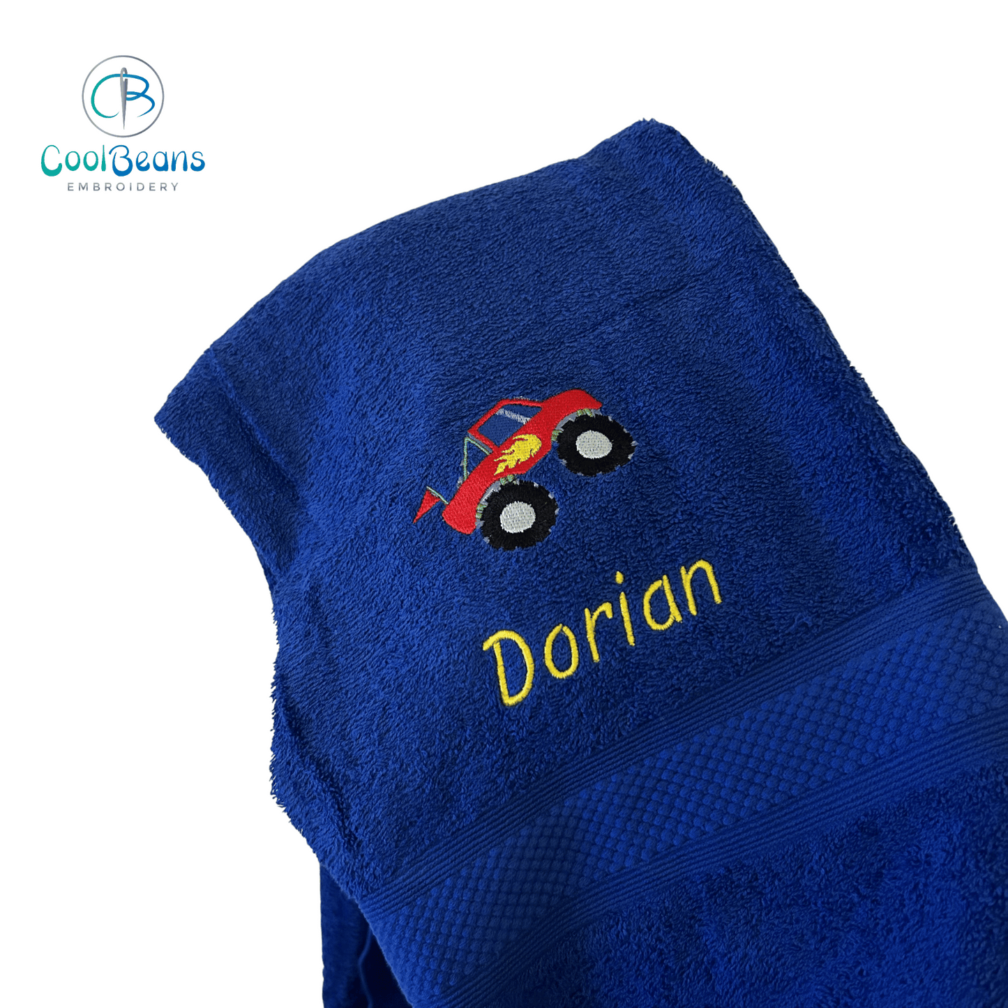 Monster Truck Towels - Personalised