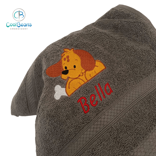 Puppy Dog Towels - Personalised