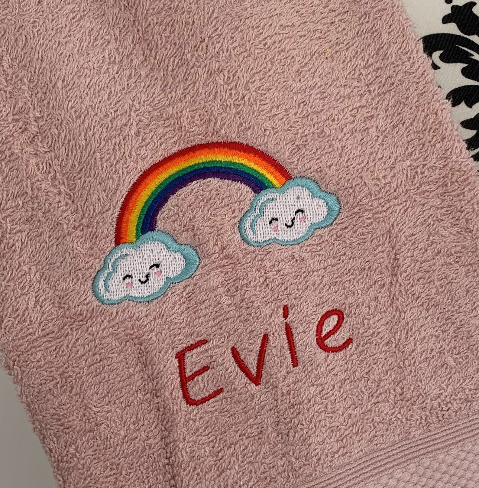 Rainbow Clouds - Baby Bubble Blanket - Personalised - Cool Beans Embroidery & Personalisation