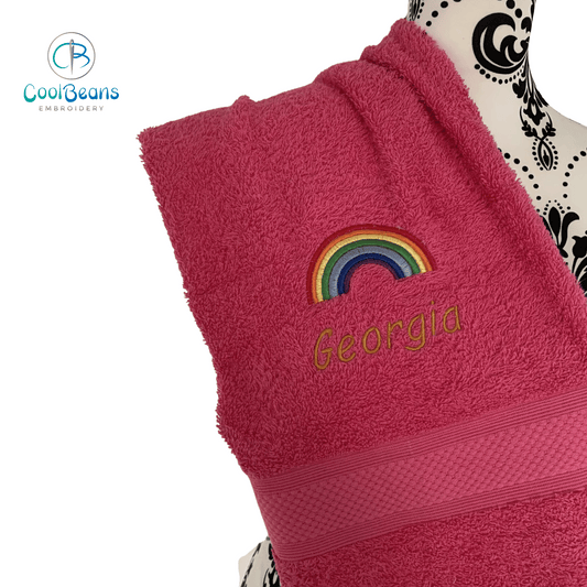 Rainbow Towels - Personalised