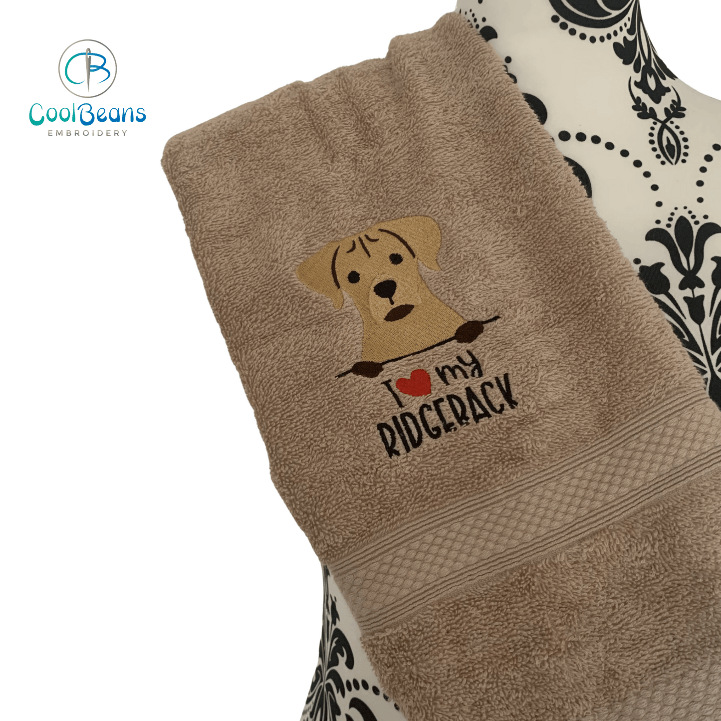 Dog Towels - Ridgeback - Personalised