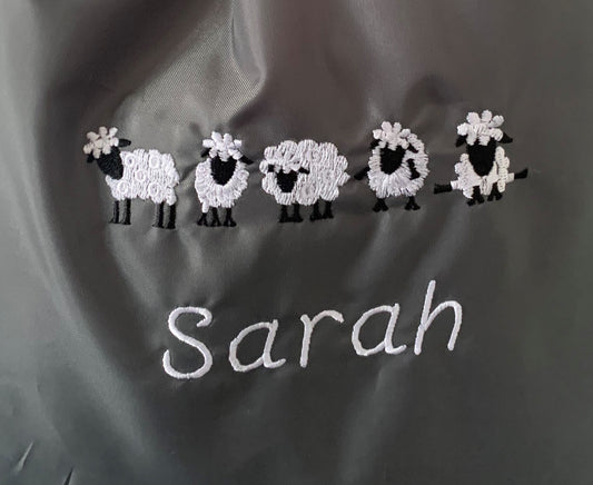 Sheep - Kids Large Fleece Blanket - Personalised - Cool Beans Embroidery & Personalisation