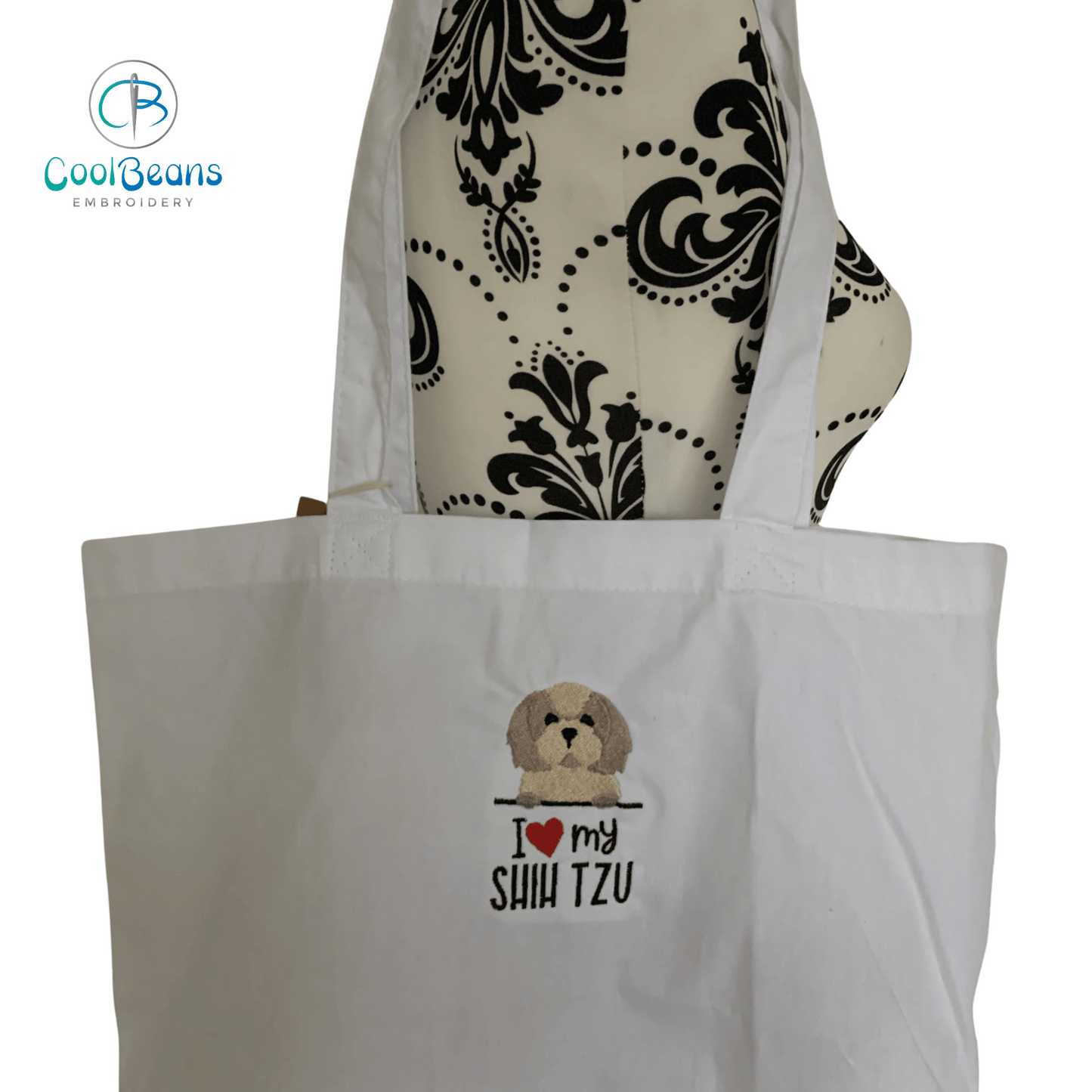 Shih Tzu Dog Tote / Shopper Bag - Personalised