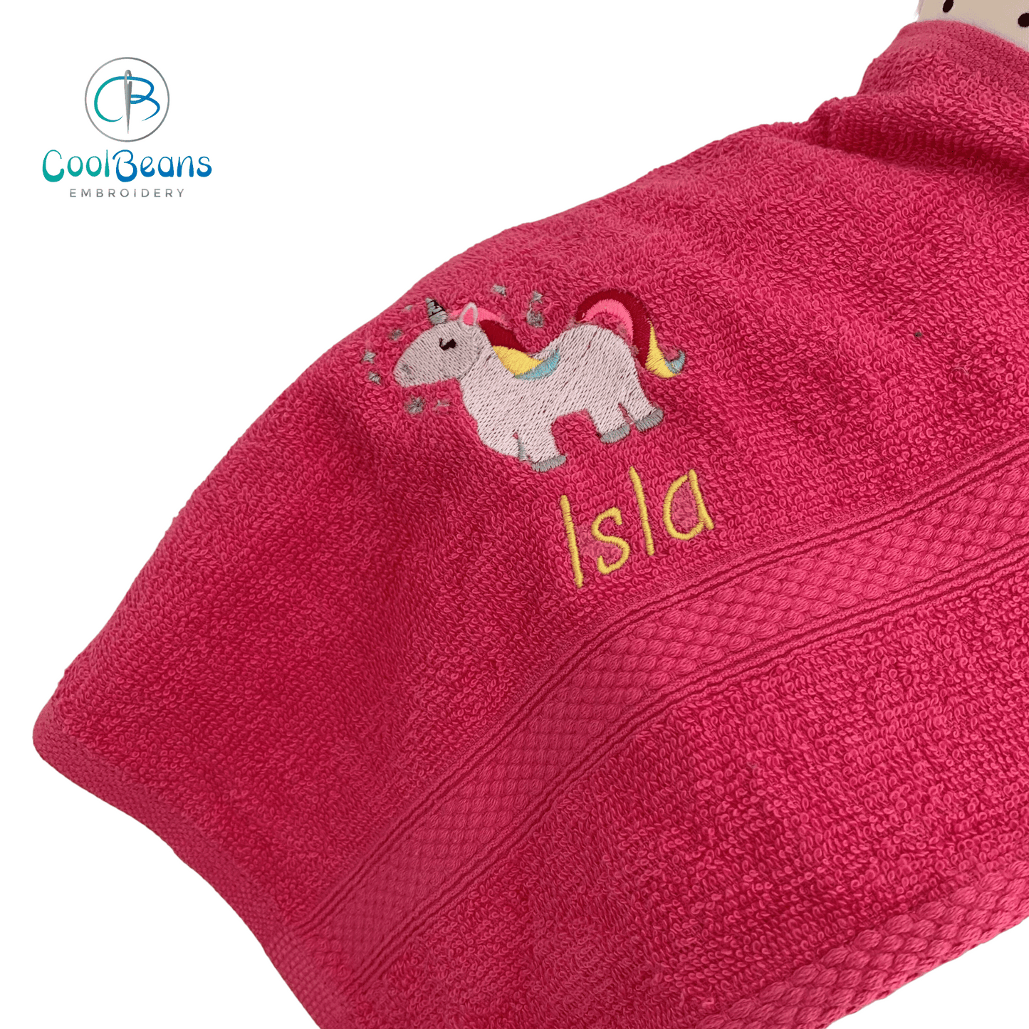 Unicorn Towels - Personalised - Cool Beans Embroidery & Personalisation