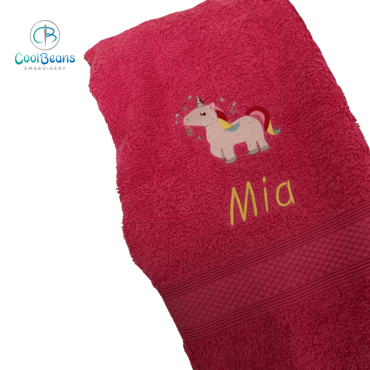 Unicorn Towels - Personalised