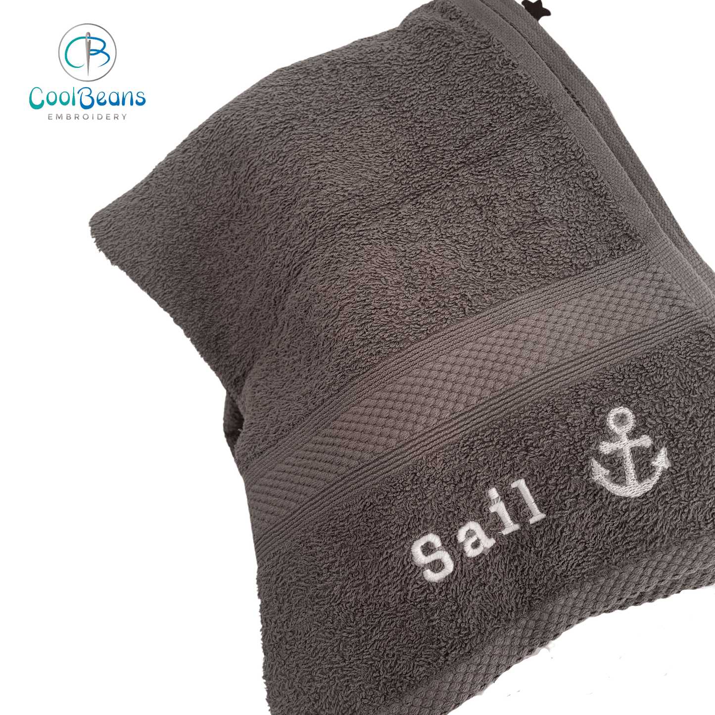 Anchor Towels - Personalised - Cool Beans Embroidery & Personalisation