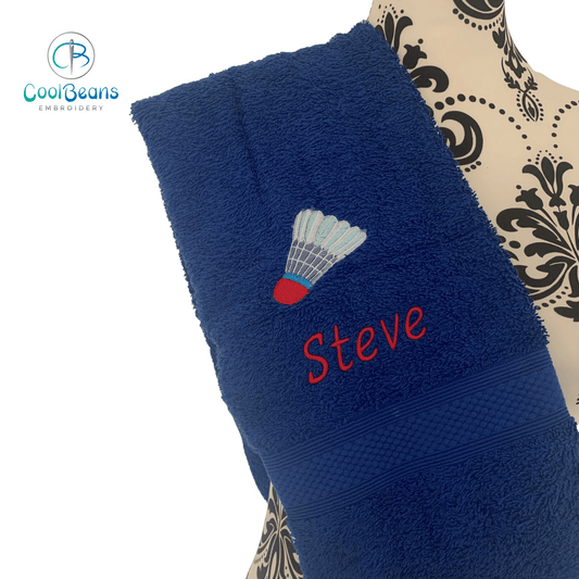 Badminton Towels - Personalised - Cool Beans Embroidery & Personalisation