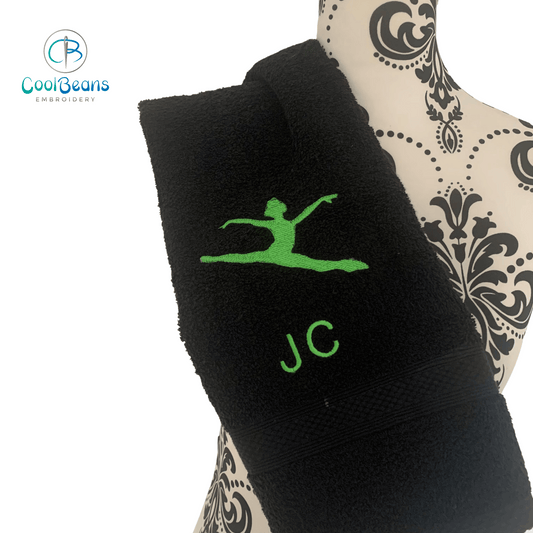 Dance - Dancer Towels - Personalised - Cool Beans Embroidery & Personalisation