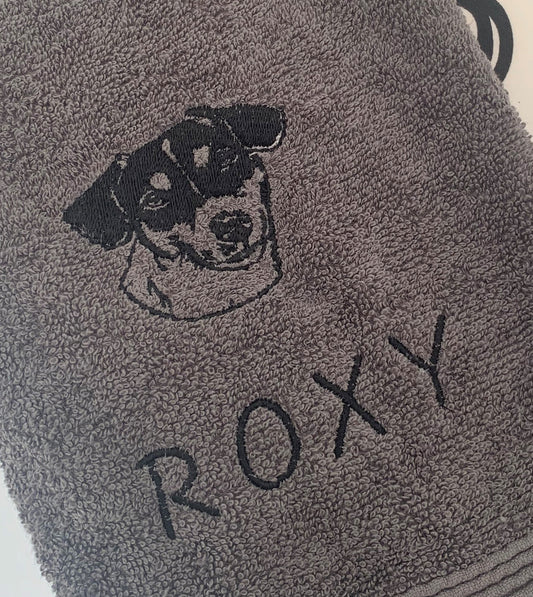 Pet Fleece Blanket - Jack Russell Terrier - Personalised - Cool Beans Embroidery & Personalisation