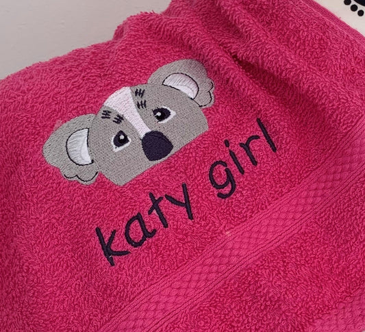 Koala - Kids Large Fleece Blanket - Personalised - Cool Beans Embroidery & Personalisation